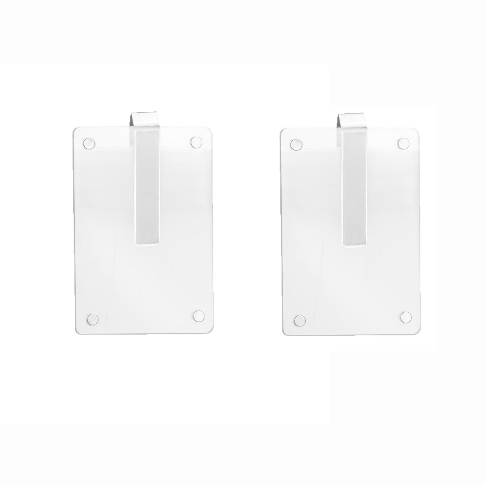 2pcs Car Sun Visor Clip Transparent Plastic Document Holder Card Clip for Vehicle Interior Accessories One Size
2pcs Car Sun Visor Clip Transparent Plastic Document Holder Card Clip for Vehicle Interior Accessories One Size