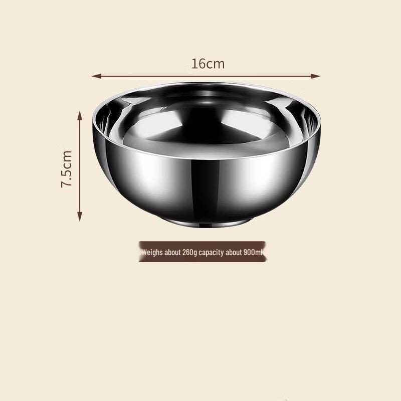 WuTuo 316L Stainless Steel Double-Layer Salad Bowl
WuTuo 316L Stainless Steel Double-Layer Salad Bowl