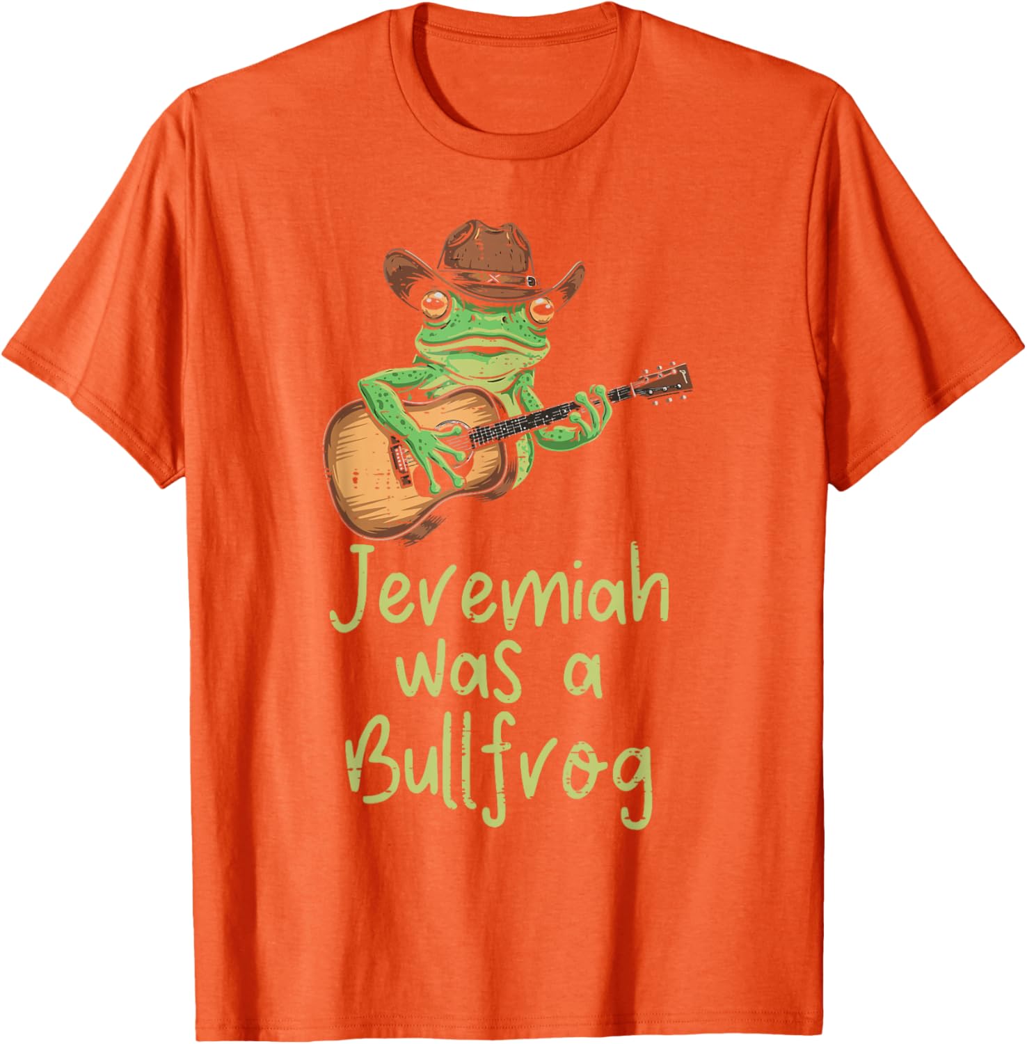 Jeremiah Was A Bullfrog Country Music Graphic Tee Frog Cowboy Guitar TShirt Casual 4XL
Jeremiah Was A Bullfrog Country Music Graphic Tee Frog Cowboy Guitar TShirt Casual 4XL