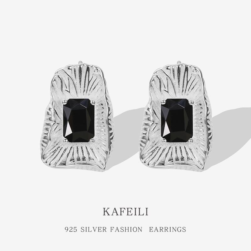 Minority Design 925 Sterling Silver Geometric Black Zircon Earrings for Women 925 Sterling Silver
Minority Design 925 Sterling Silver Geometric Black Zircon Earrings for Women 925 Sterling Silver