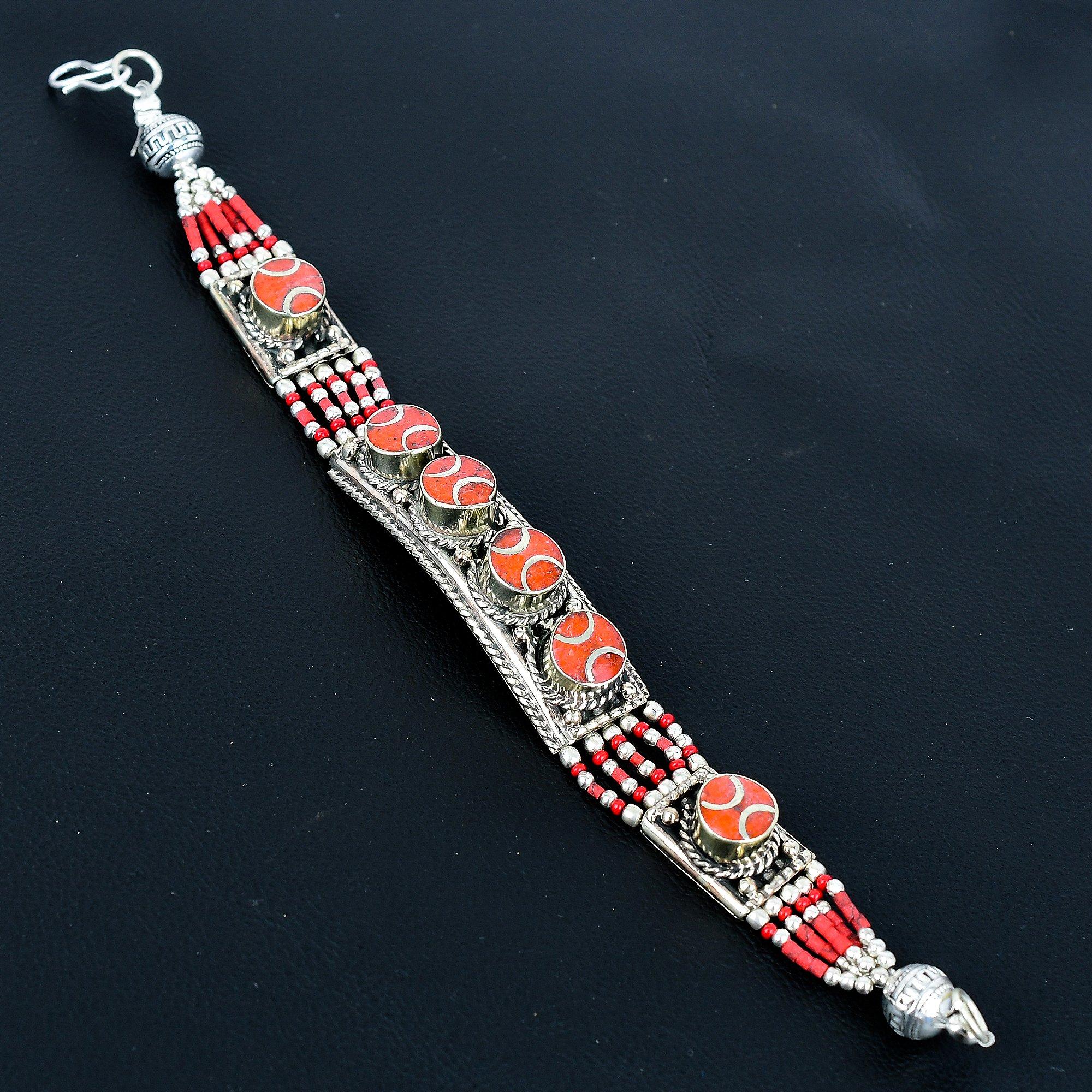 Браслет из красного коралла, браслет из тибетского серебра, украшения ручной работы, этнический племенной непальский браслет, непальские украшения, эффектный браслет, подарок для мамы 8 красный
Браслет из красного коралла, браслет из тибетского серебра, украшения ручной работы, этнический племенной непальский браслет, непальские украшения, эффектный браслет, подарок для мамы 8 красный