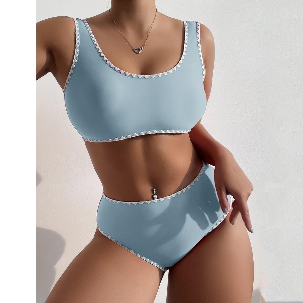 Женский раздельный сексуальный однотонный купальник бикини с накладкой на грудь без стального кронштейна L
Женский раздельный сексуальный однотонный купальник бикини с накладкой на грудь без стального кронштейна L