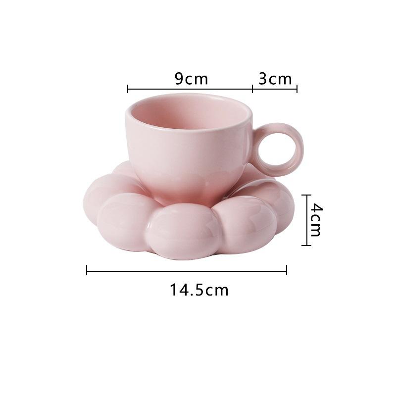 Fashionable Coffee Cups Plates Cute Nordic Macarons Exquisite and Creative Colors Sunflower Ceramic Cups Milk Cups Breakfast Cup 220ml рожевий
Fashionable Coffee Cups Plates Cute Nordic Macarons Exquisite and Creative Colors Sunflower Ceramic Cups Milk Cups Breakfast Cup 220ml рожевий