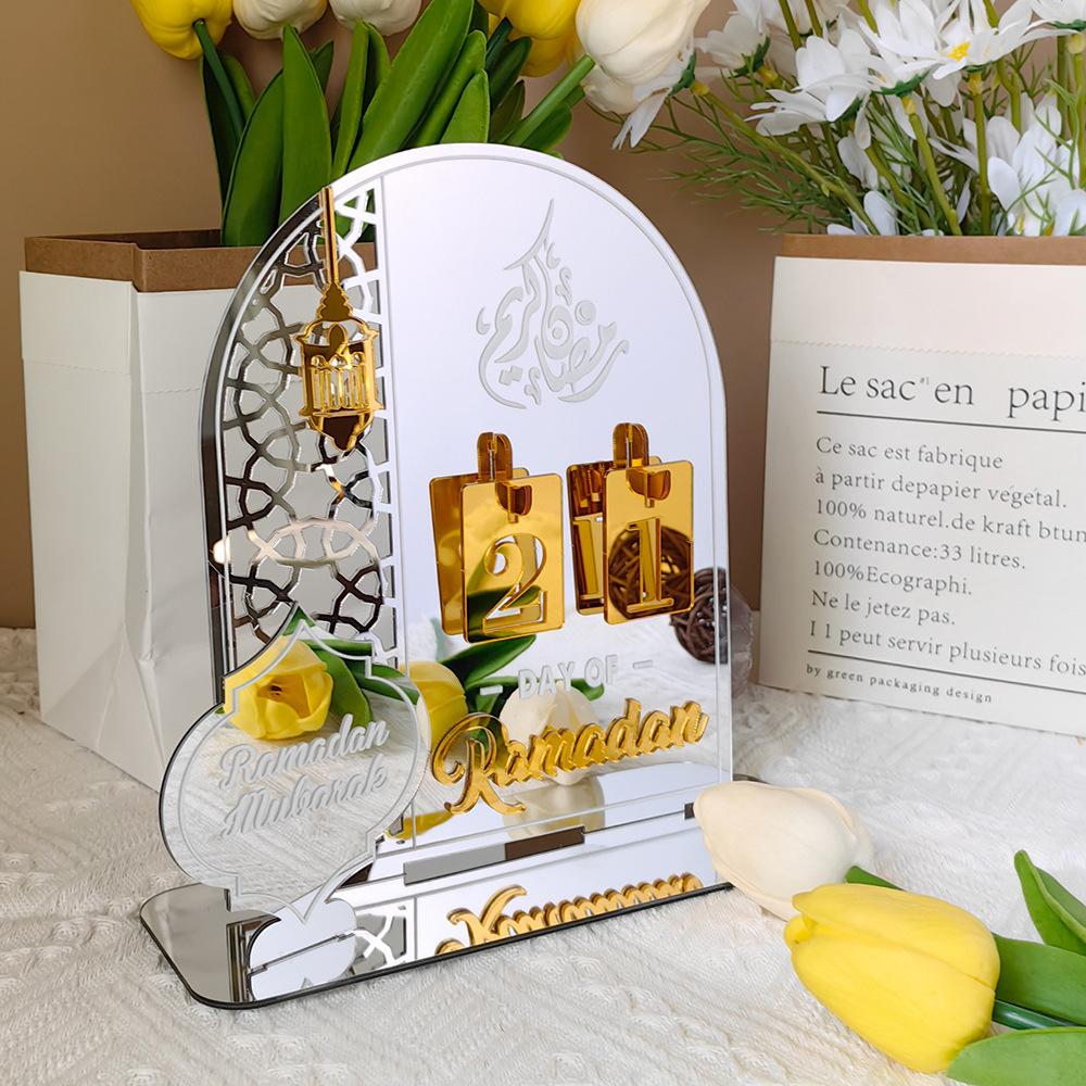 Acrylic Ramadan Countdown Calendar Gifts Day of Ramadan Calendar with Base Replacing Numbers Ramadan Mubarak Islam Advent Day серебряный
Acrylic Ramadan Countdown Calendar Gifts Day of Ramadan Calendar with Base Replacing Numbers Ramadan Mubarak Islam Advent Day серебряный