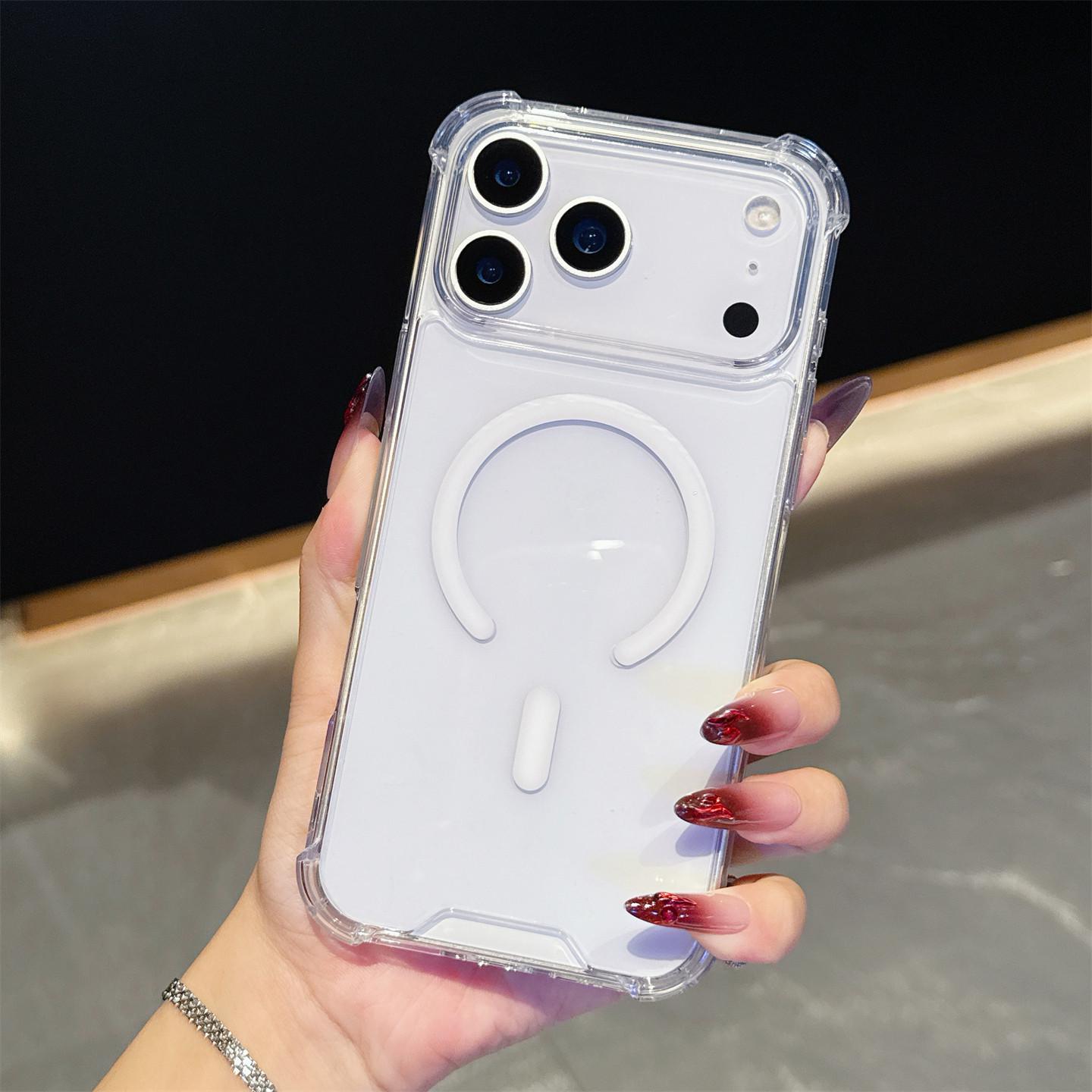 Square Airbag Anti-Drop Magnetic Acrylic Case for iPhone 17 Pro Max and 16, Transparent 14 белый
Square Airbag Anti-Drop Magnetic Acrylic Case for iPhone 17 Pro Max and 16, Transparent 14 белый