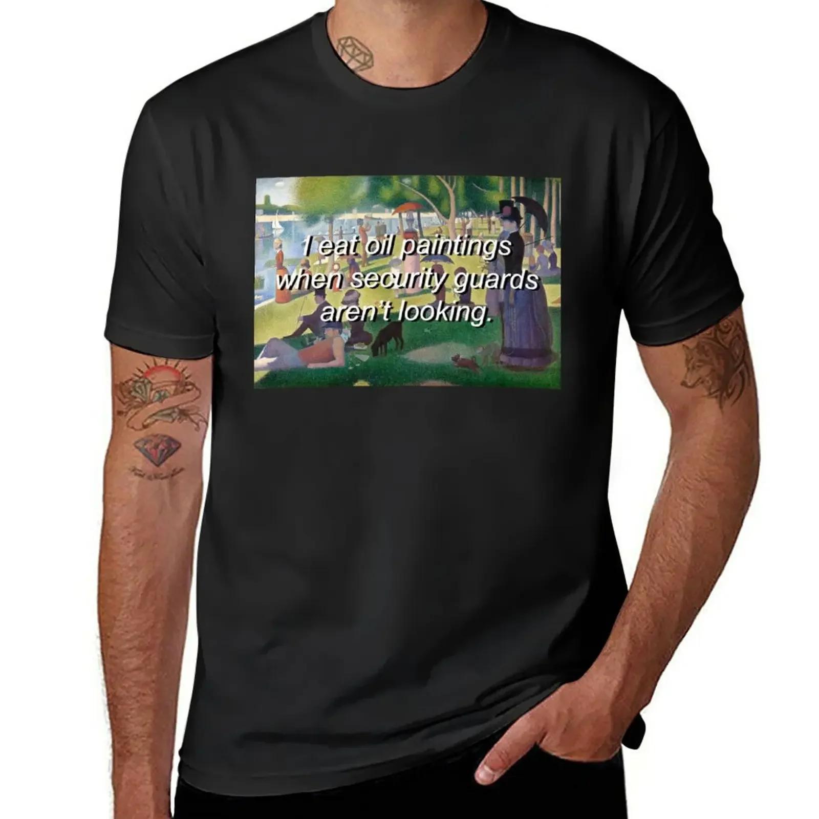 I Eat Oil Paintings TShirt shirts graphic tees vintage clothes Mens cotton tshirt 4XL
I Eat Oil Paintings TShirt shirts graphic tees vintage clothes Mens cotton tshirt 4XL