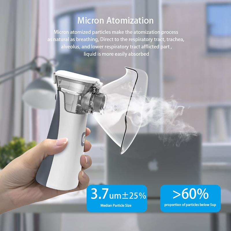 Handheld Nebulizer Medical Silent Ultrasonic Inhalator Relief from Allergies Asthma for Breathing Problems Type A
Handheld Nebulizer Medical Silent Ultrasonic Inhalator Relief from Allergies Asthma for Breathing Problems Type A