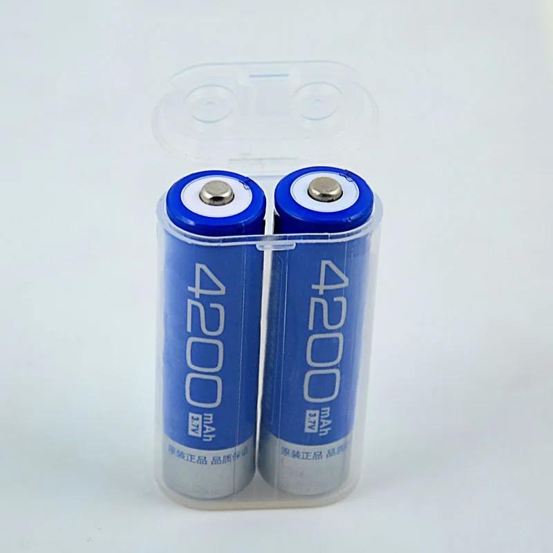 1PC 18650 Battery Portable Waterproof Clear Holder Storage Box Transparent Plastic Safety Case for 2 Sections 18650 Wholesale
1PC 18650 Battery Portable Waterproof Clear Holder Storage Box Transparent Plastic Safety Case for 2 Sections 18650 Wholesale