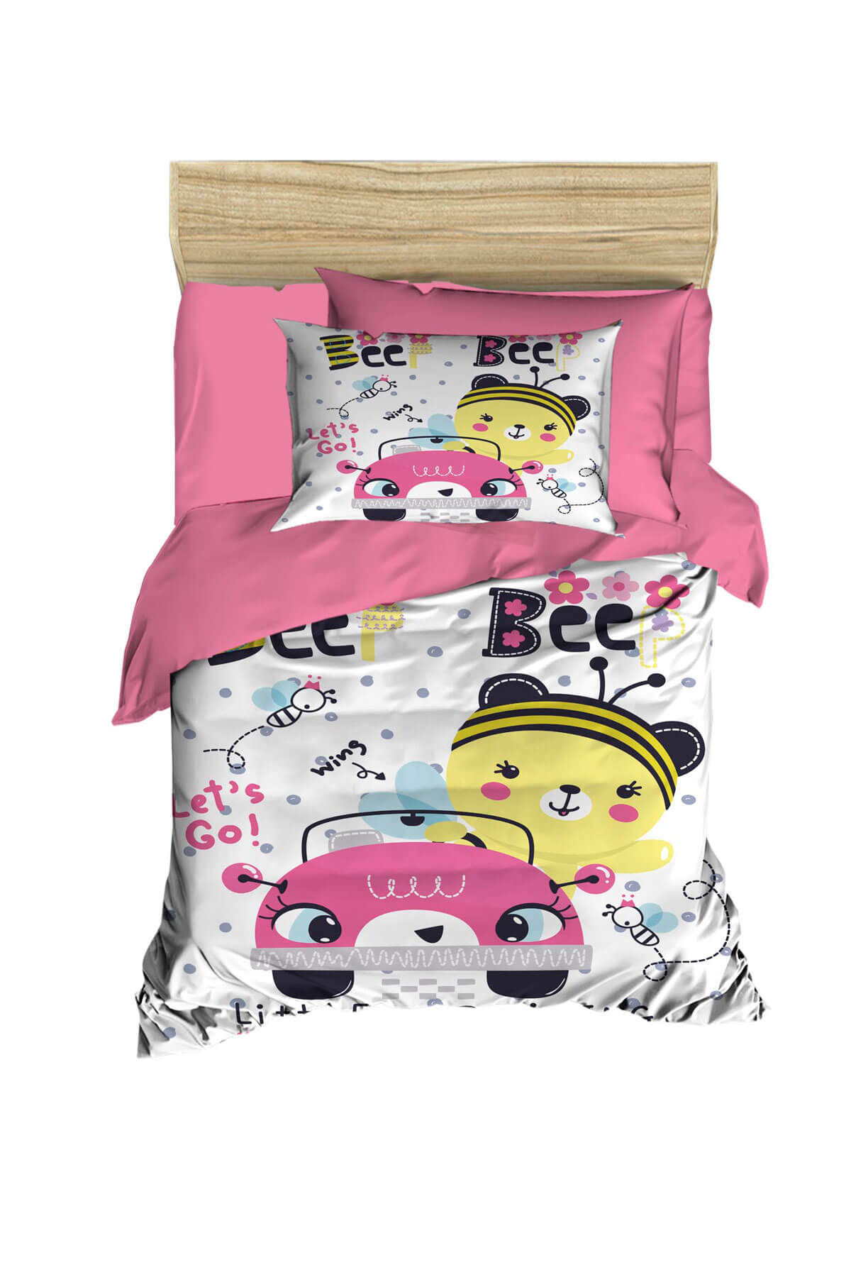 Digital Printed 3D Cotton Newborn Baby Bedding Set Lets Go Bee
Digital Printed 3D Cotton Newborn Baby Bedding Set Lets Go Bee