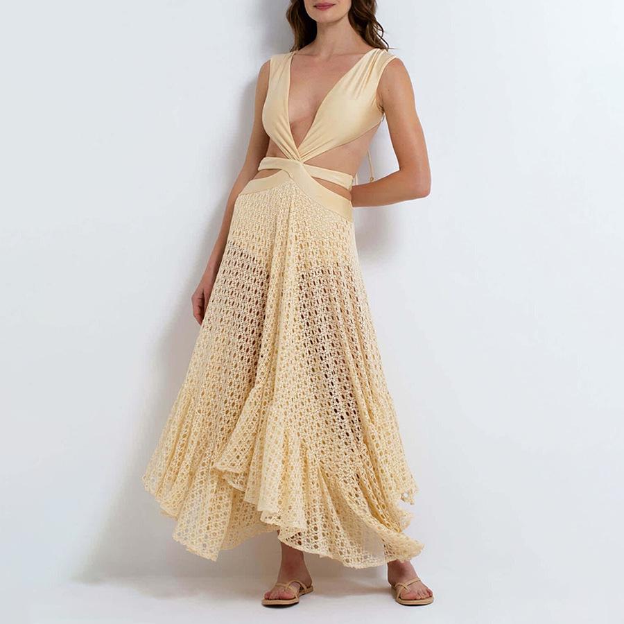 European American Cross-border Pure Desire Hollow-out Dress for Women - Hot-selling Skirt Extra Large рожевий
European American Cross-border Pure Desire Hollow-out Dress for Women - Hot-selling Skirt Extra Large рожевий