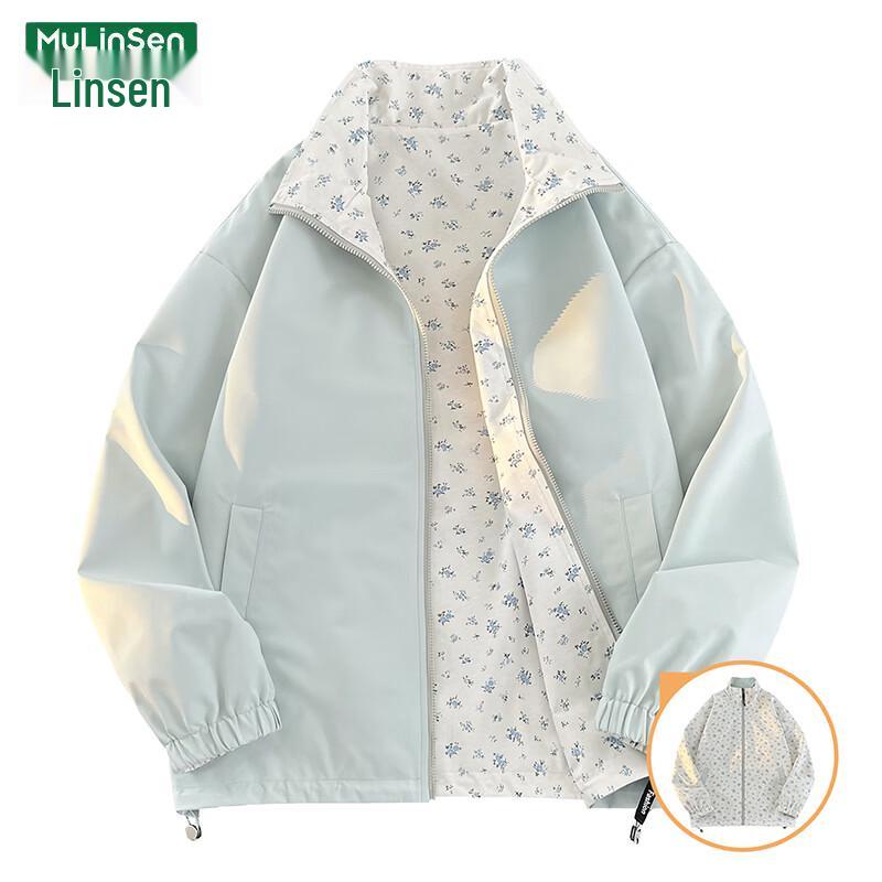 MULINSEN Women s Reversible Windproof Floral Jacket M
MULINSEN Women s Reversible Windproof Floral Jacket M