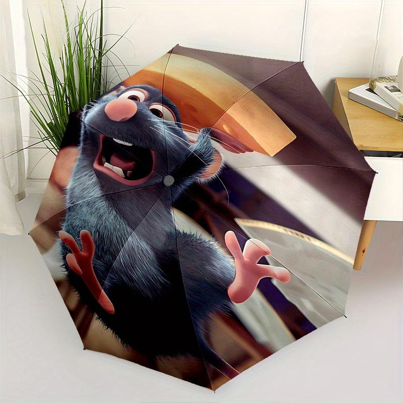 Disney Ratatouille, Cheese Automatic Open/Close Umbrella - Cute Umbrella with Cute Design, Portable 3-Fold Compact Umbrella for Men & Women,
Disney Ratatouille, Cheese Automatic Open/Close Umbrella - Cute Umbrella with Cute Design, Portable 3-Fold Compact Umbrella for Men & Women,