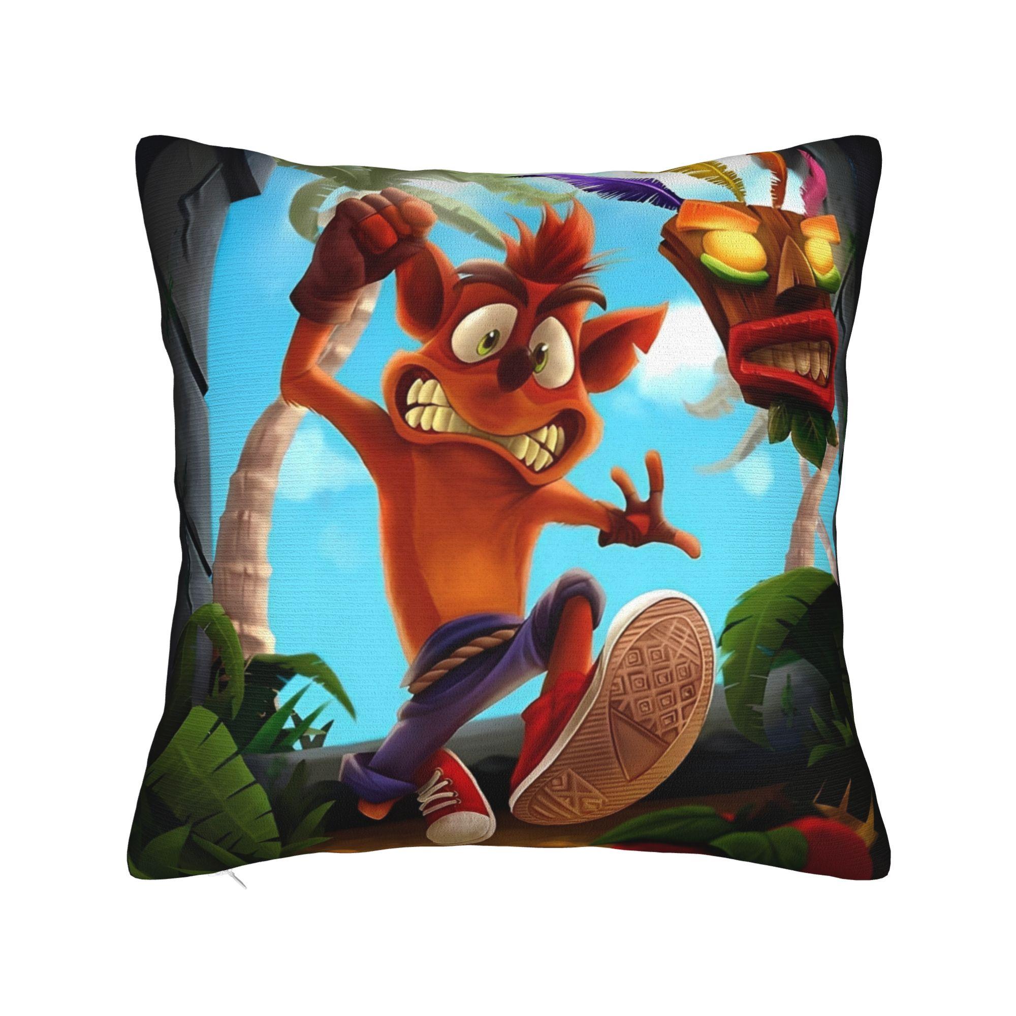 Crashs Bandicoots Cartoon Pillowcase Merch Printed Cushion Cover Decorative Video Game Pillow Case Cover Home Multiple Sizes 18x18Inch
Crashs Bandicoots Cartoon Pillowcase Merch Printed Cushion Cover Decorative Video Game Pillow Case Cover Home Multiple Sizes 18x18Inch