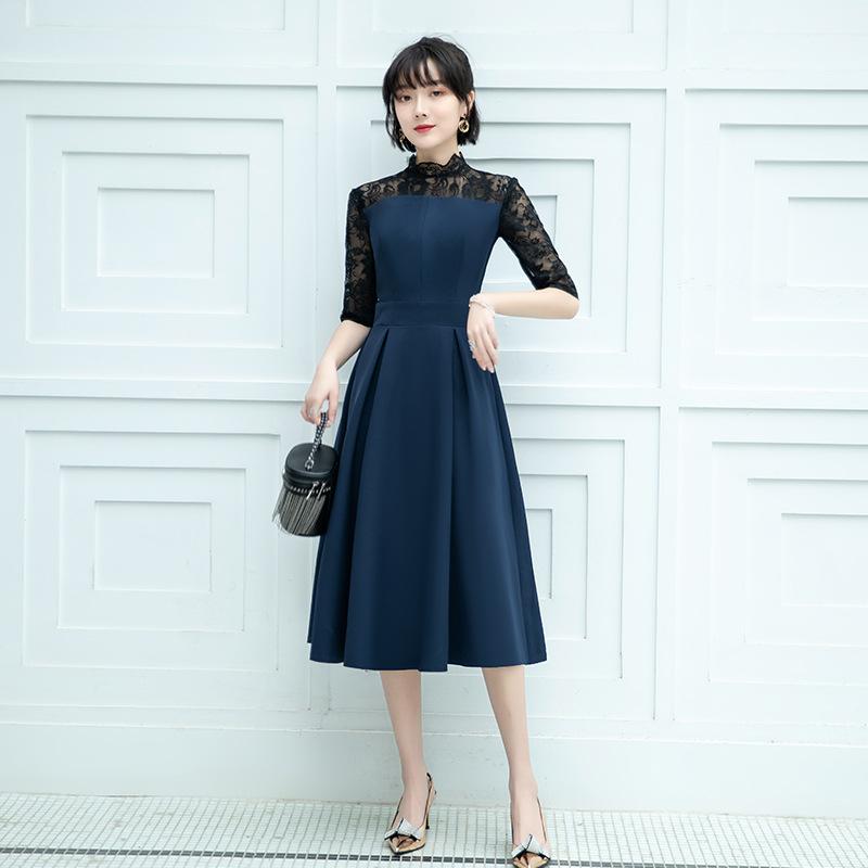 Temperament evening dress, new celebrity medium and long, thin, small people can usually wear dresses in spring XXXL
Temperament evening dress, new celebrity medium and long, thin, small people can usually wear dresses in spring XXXL