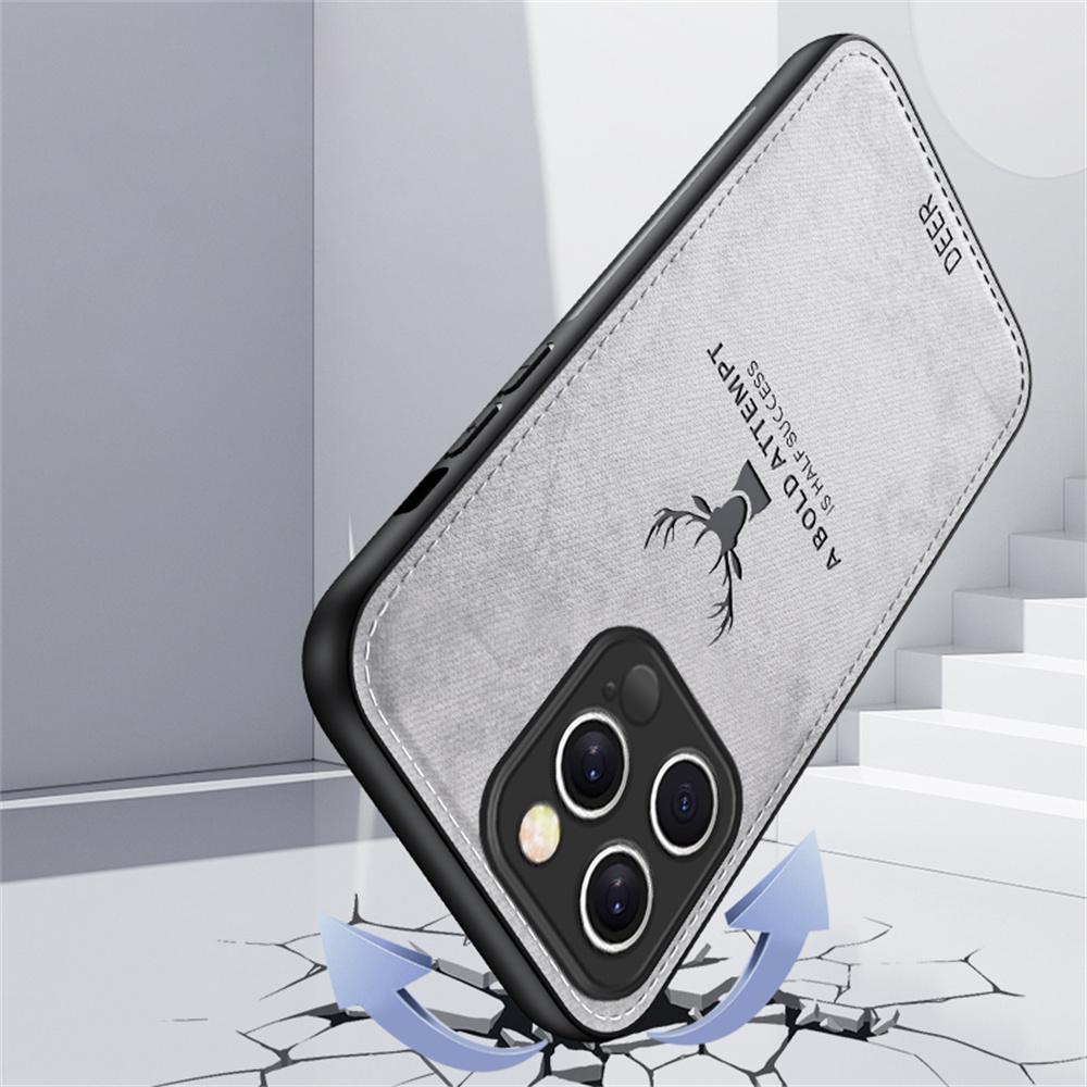 For iPhone 16 Pro Max Case Deer Pattern Cloth Texture PU Leather Hybrid Phone Cover Grey
For iPhone 16 Pro Max Case Deer Pattern Cloth Texture PU Leather Hybrid Phone Cover Grey