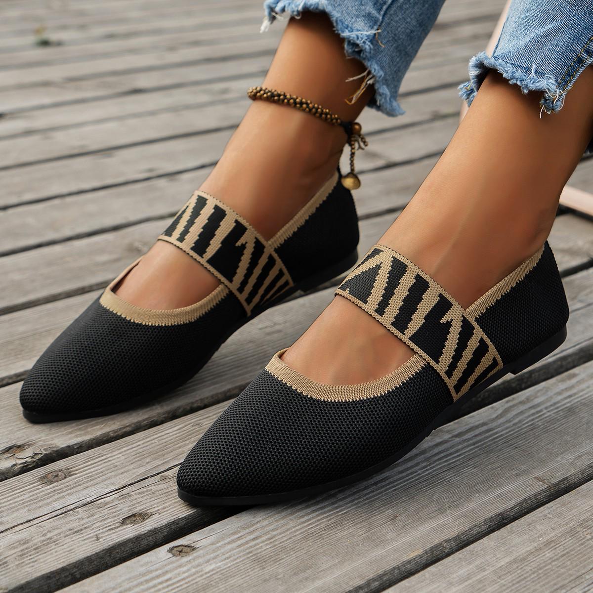 European & American Retro Color Block Women s Loafers - Pointed Toe, Low-Cut, Slip-On, Flat Knit, Breathable 41 світло-сірий колір
European & American Retro Color Block Women s Loafers - Pointed Toe, Low-Cut, Slip-On, Flat Knit, Breathable 41 світло-сірий колір