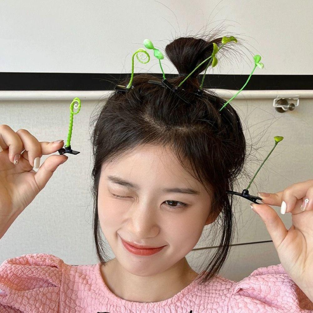 1Pair Simulation Flower Plant Hairpins Mushroom Cartoon Duckbill Clips Bean Sprout Hair Clip Daily style C
1Pair Simulation Flower Plant Hairpins Mushroom Cartoon Duckbill Clips Bean Sprout Hair Clip Daily style C