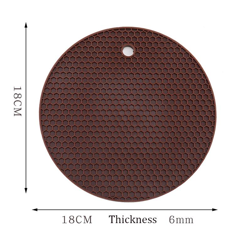 18 см термостойкий силиконовый коврик подставки под стаканы нескользящий держатель для кастрюль настольный коврик круглый силиконовый коврик кухонные принадлежности 18cm кофейный
18 см термостойкий силиконовый коврик подставки под стаканы нескользящий держатель для кастрюль настольный коврик круглый силиконовый коврик кухонные принадлежности 18cm кофейный