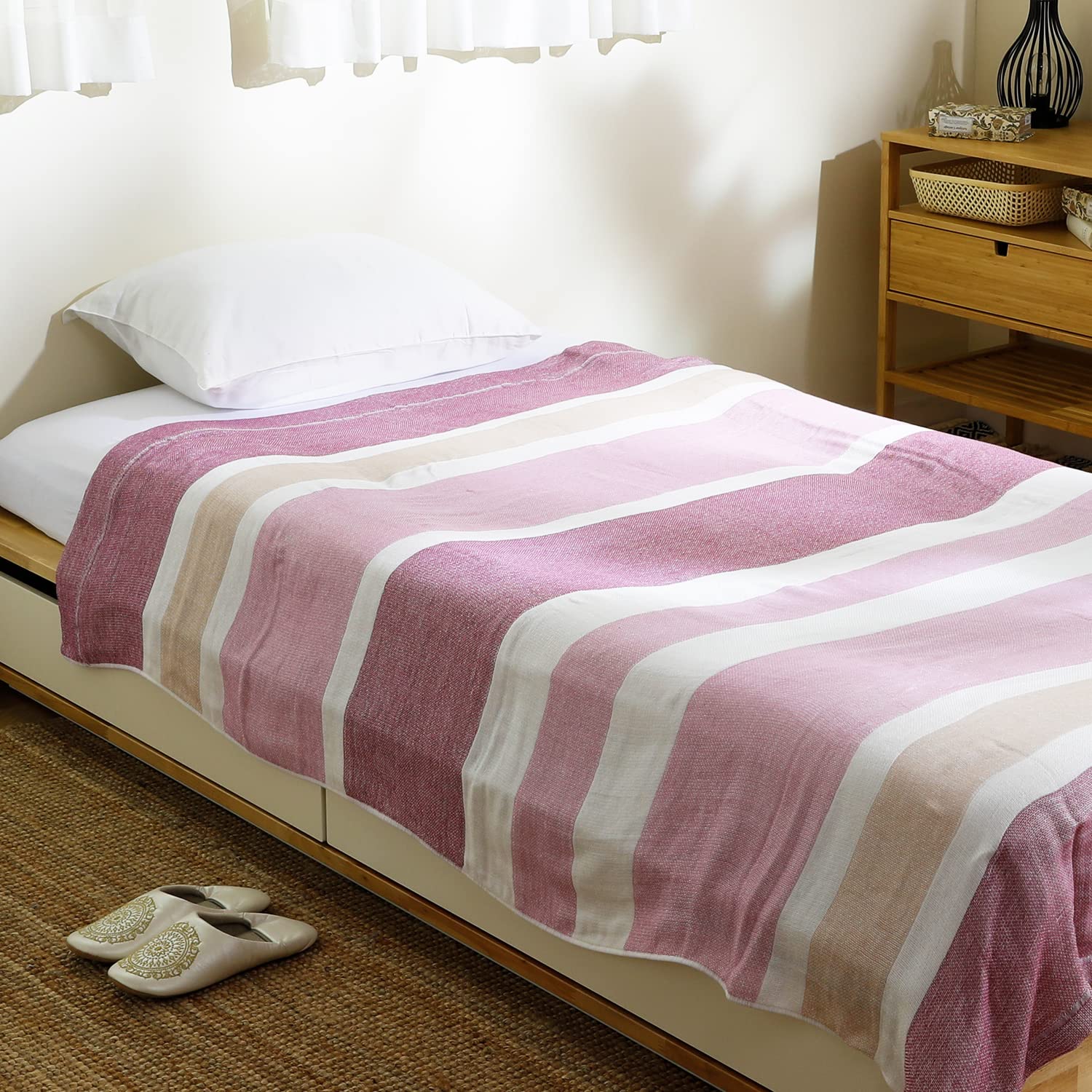 Showa Nishikawa Gauze Blanket Single Imabari Towel Brand Certified Summer All Season Blanket 140 x 190cm 700g Made in Japan Border 2230371310103 5-ply розовый
Showa Nishikawa Gauze Blanket Single Imabari Towel Brand Certified Summer All Season Blanket 140 x 190cm 700g Made in Japan Border 2230371310103 5-ply розовый