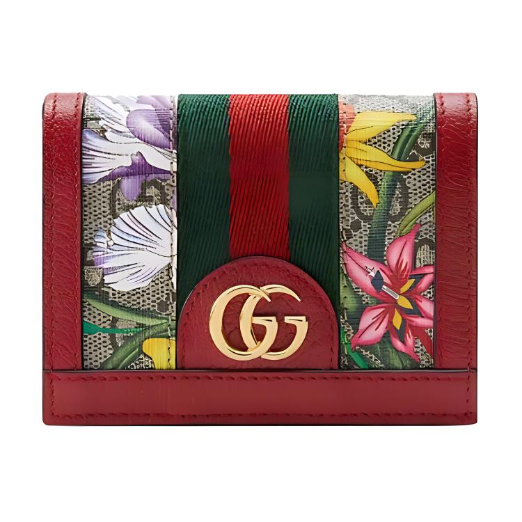 Gucci Ophidia Floral Print Logo Stripe Web Short Flap Canvas And Leather Wallet Card Holder Women wallet Ebony Red Multicolor 523155-92YBC-8722 Box(Basic Set+Box)
Gucci Ophidia Floral Print Logo Stripe Web Short Flap Canvas And Leather Wallet Card Holder Women wallet Ebony Red Multicolor 523155-92YBC-8722 Box(Basic Set+Box)