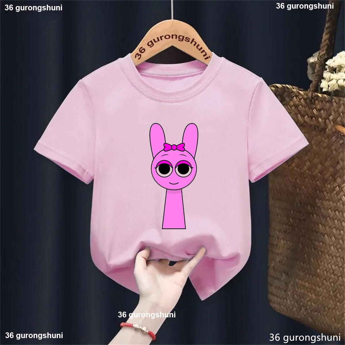 Kawaii Pink Sprunki Printed Tshirt Girls/Boys Music Game Cool Kids Clothes Summer T-Shirt 110
Kawaii Pink Sprunki Printed Tshirt Girls/Boys Music Game Cool Kids Clothes Summer T-Shirt 110
