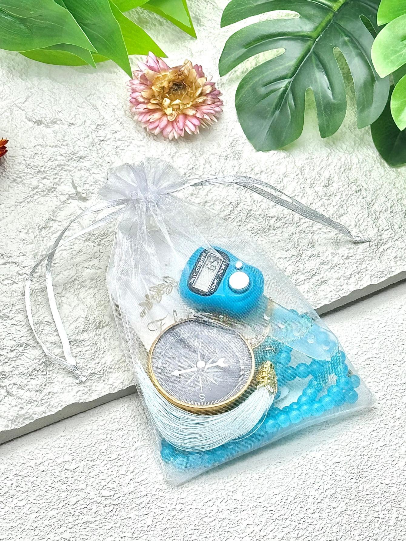 Muslim Festival Gift Set Moon Star Bead Finger Counter Handmade Glass Tasbih синій
Muslim Festival Gift Set Moon Star Bead Finger Counter Handmade Glass Tasbih синій
