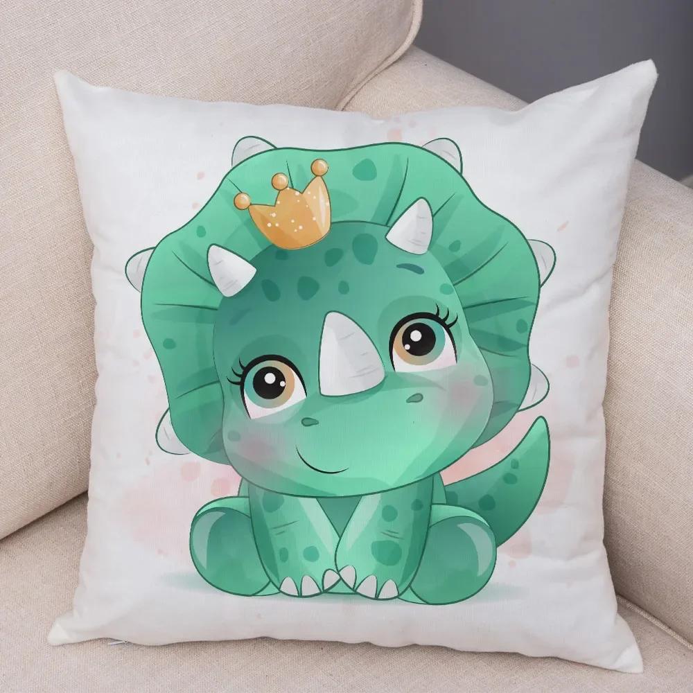 Мультяшная наволочка на подушку с динозавром Юрского периода, милая наволочка с животным, мягкая для детской комнаты, дивана, дома, декора для автомобиля, персиковая наволочка 66x66cm
Мультяшная наволочка на подушку с динозавром Юрского периода, милая наволочка с животным, мягкая для детской комнаты, дивана, дома, декора для автомобиля, персиковая наволочка 66x66cm