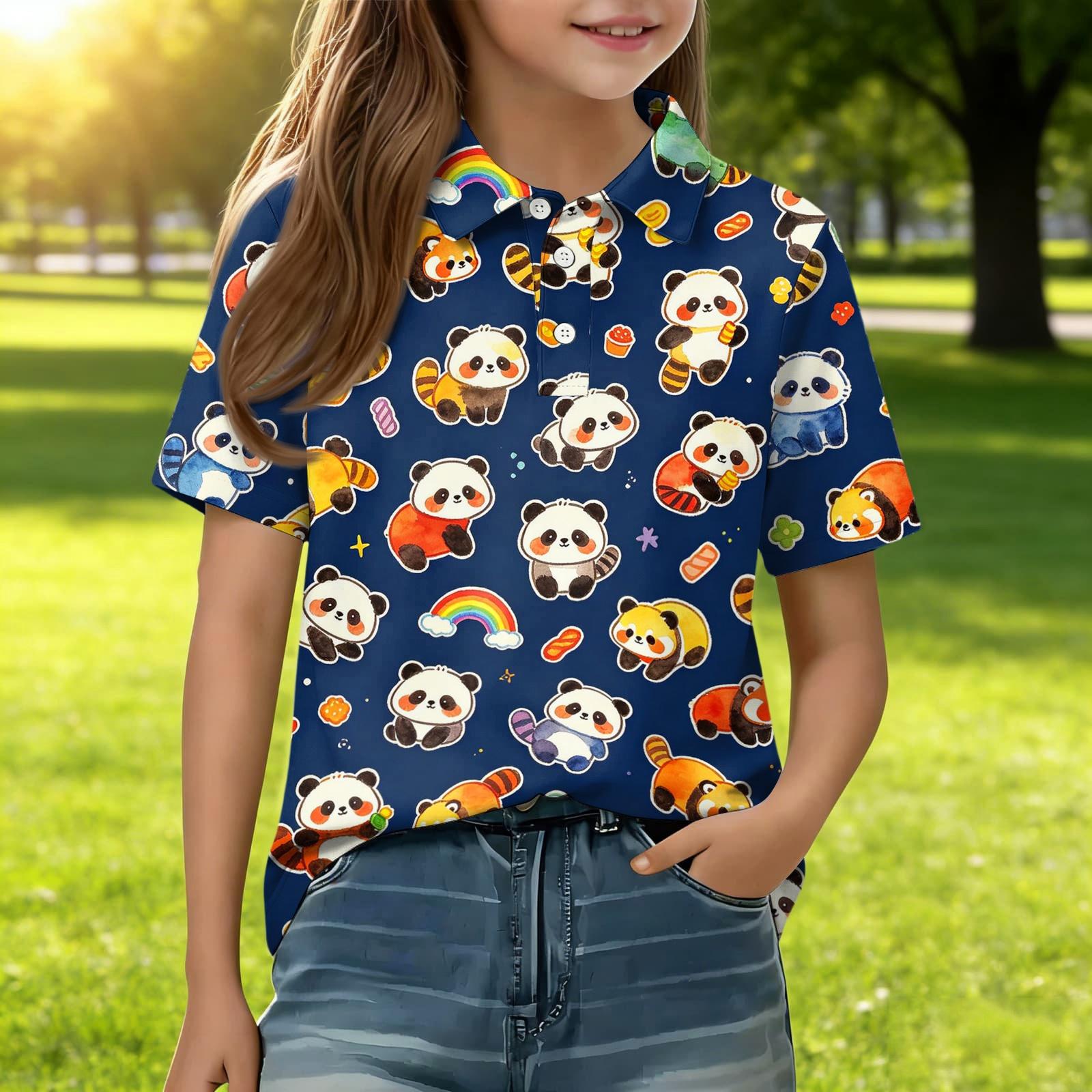 Kids Casual Short Sleeve Polo Shirt Animal Print T Shirt Lightweight Breathable Comfortable Daily Wear for Boys and Girls 110 синий
Kids Casual Short Sleeve Polo Shirt Animal Print T Shirt Lightweight Breathable Comfortable Daily Wear for Boys and Girls 110 синий