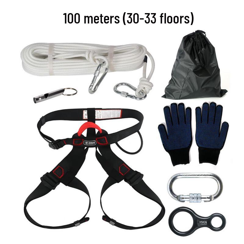 OLOMM High-Rise Fire Escape Emergency Kit 100 Meters (30-33 Stories)
OLOMM High-Rise Fire Escape Emergency Kit 100 Meters (30-33 Stories)