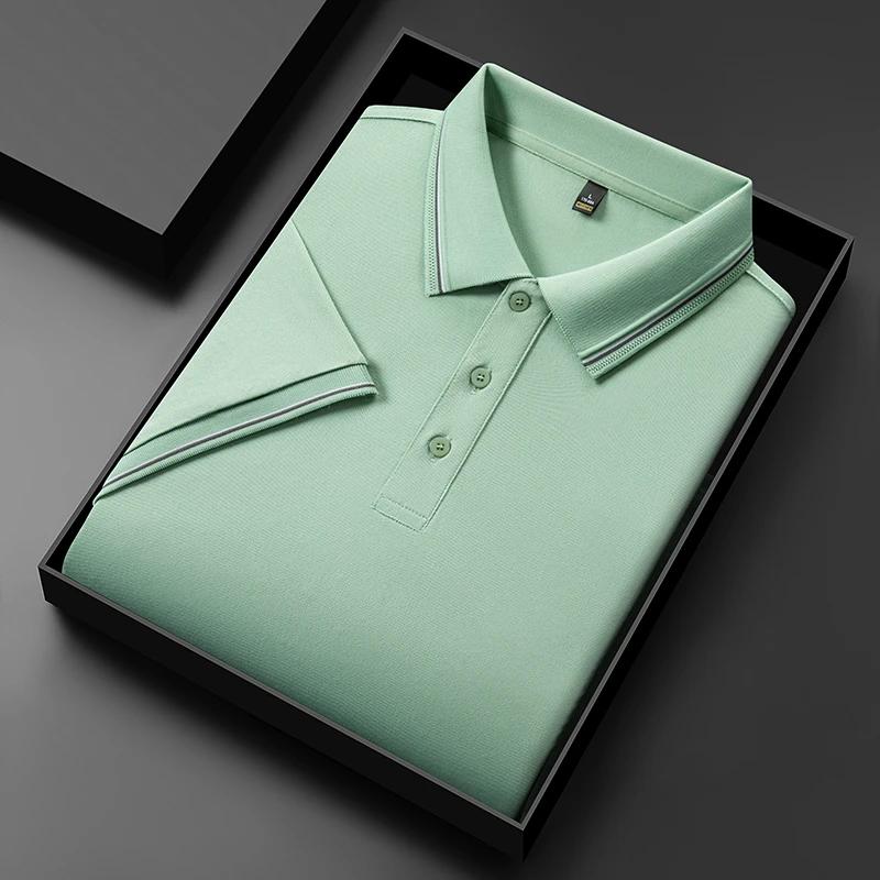 New Men s Business Casual Short Sleeved Shirt Solid Color Polo Shirt Fashionable Breathable Comfortable Versatile Top M світло-зелений колір
New Men s Business Casual Short Sleeved Shirt Solid Color Polo Shirt Fashionable Breathable Comfortable Versatile Top M світло-зелений колір