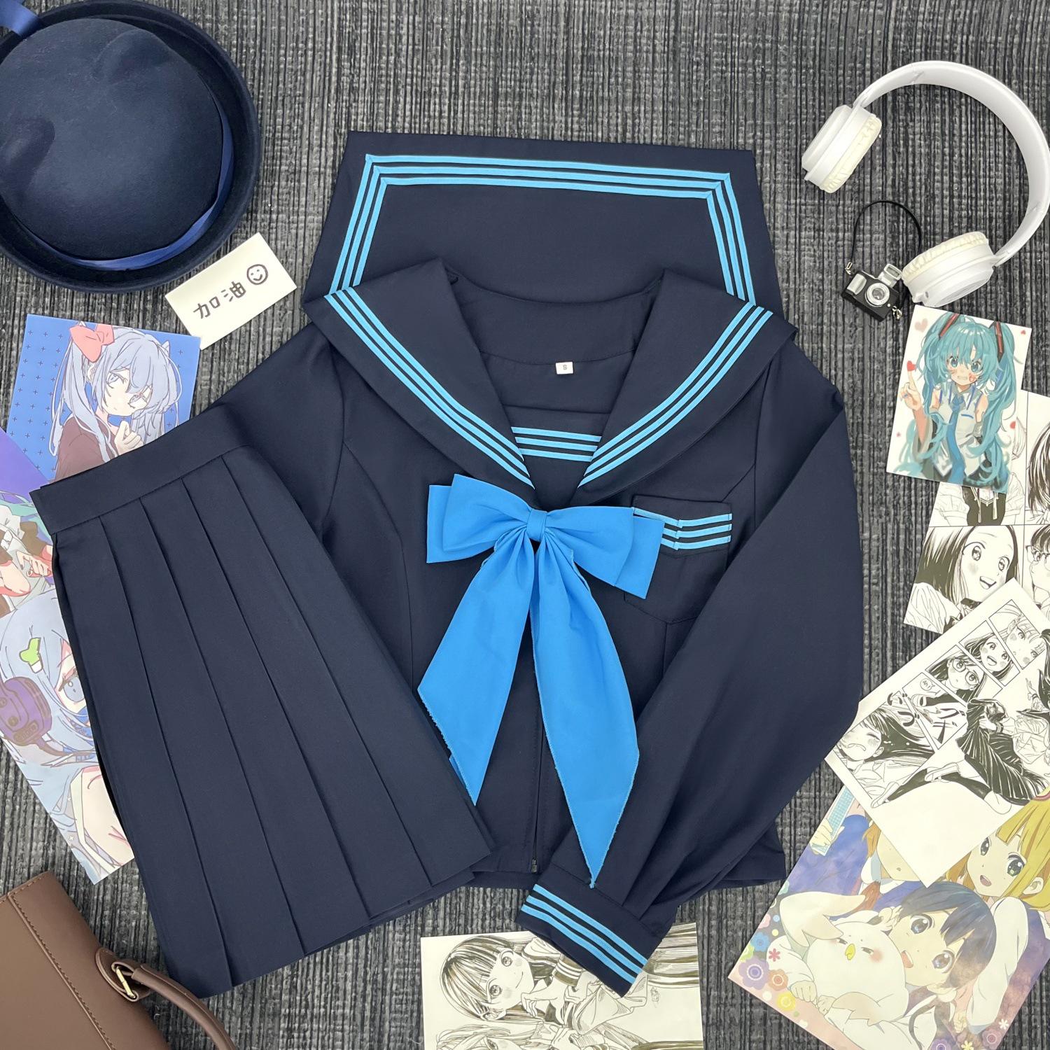 Lan Sakura Middle: Authentic Navy Japanese JK Sailor Suit - Graduation Season Class Uniform for Spring/Summer Double Extra Large
Lan Sakura Middle: Authentic Navy Japanese JK Sailor Suit - Graduation Season Class Uniform for Spring/Summer Double Extra Large