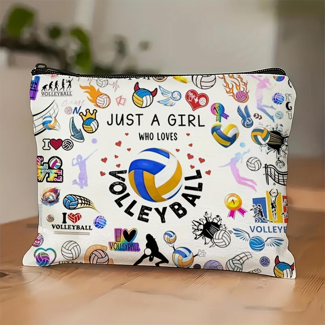 A Volleyball Themed Cosmetic Bag- Multifunctional Zipper Pouch, Jewelry Storage Bag, Perfect Travel Zipper Small Storage Bag.
A Volleyball Themed Cosmetic Bag- Multifunctional Zipper Pouch, Jewelry Storage Bag, Perfect Travel Zipper Small Storage Bag.