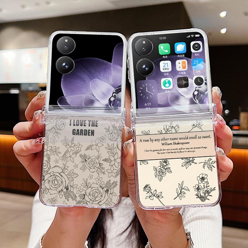 Simple Solid Color Rose Flower Print Slim 3pcs Folding Case For Xiaomi Mix Flip Hard PC Shockproof Clear Bumper Phone Cover Xiaomi Mix Flip
Simple Solid Color Rose Flower Print Slim 3pcs Folding Case For Xiaomi Mix Flip Hard PC Shockproof Clear Bumper Phone Cover Xiaomi Mix Flip