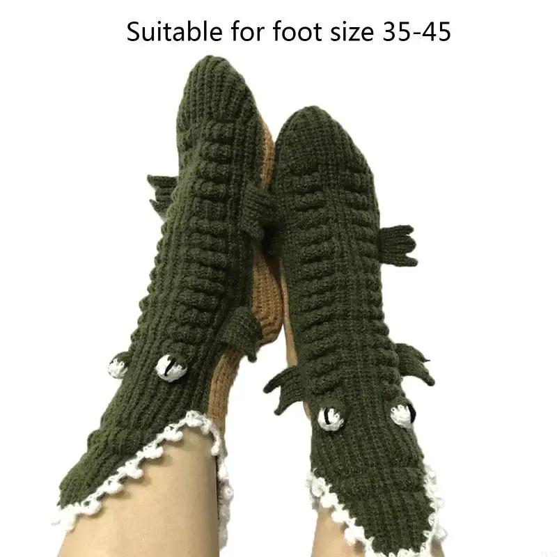 3D Большие Глаза Широкий Рот Крокодил Кусает Животное Теплые Носки Новинка Объемные Вязаные Крючком Мультяшные Носки-Тапочки Теплые Напольные Чулки One Size зелёный
3D Большие Глаза Широкий Рот Крокодил Кусает Животное Теплые Носки Новинка Объемные Вязаные Крючком Мультяшные Носки-Тапочки Теплые Напольные Чулки One Size зелёный