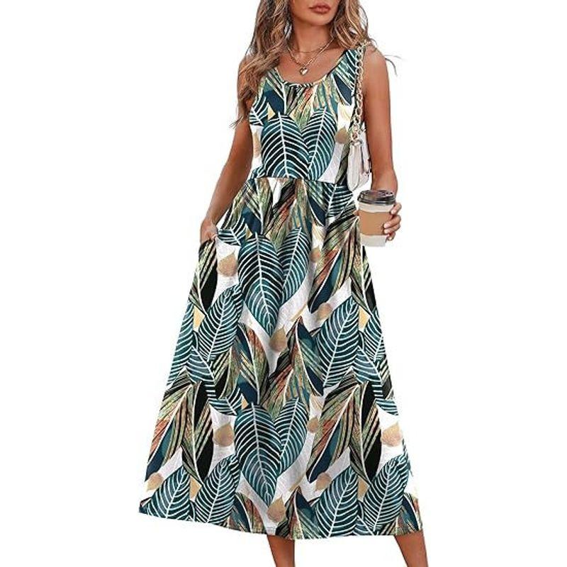 2026 Cross-Border Foreign Trade Women s Summer European and American Style Halter Neck Printed Flared Sleeveless Tank Dress with Pockets Malachite green XXL
2026 Cross-Border Foreign Trade Women s Summer European and American Style Halter Neck Printed Flared Sleeveless Tank Dress with Pockets Malachite green XXL