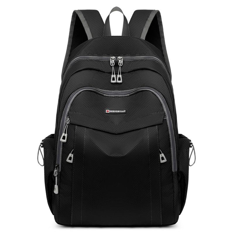 Backpack New leisure travel lightweight folding solid color bag Men s and women s travel outdoor mountaineering backpack printing чорний
Backpack New leisure travel lightweight folding solid color bag Men s and women s travel outdoor mountaineering backpack printing чорний