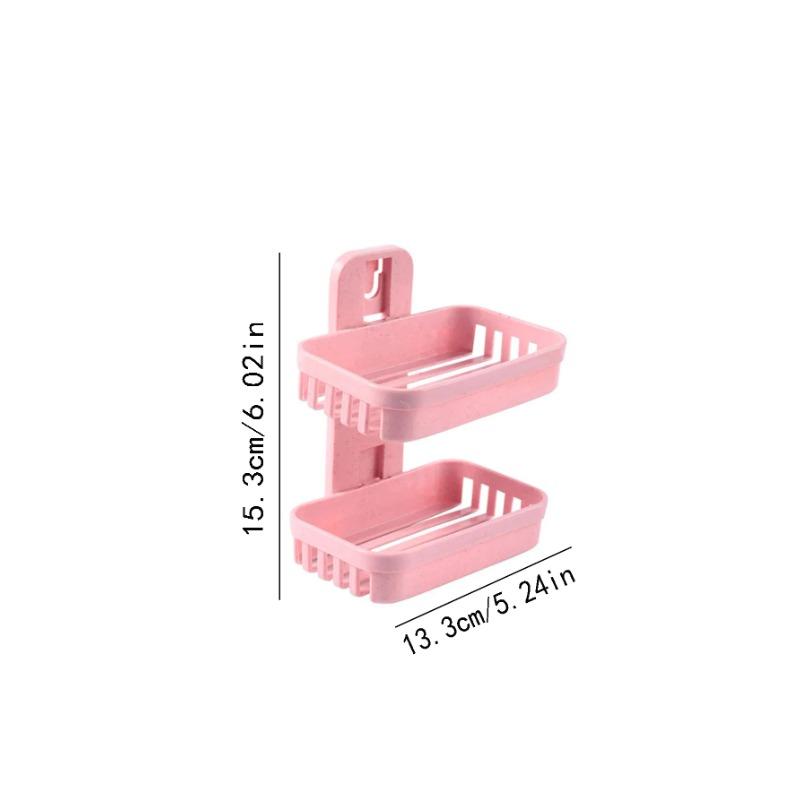 Perforation-free Household Bathroom Wall Mounted Soap Box Double Drain Soap Box Soap Holder Bathroom Kawaii Bathroom Soap Sheets
Perforation-free Household Bathroom Wall Mounted Soap Box Double Drain Soap Box Soap Holder Bathroom Kawaii Bathroom Soap Sheets