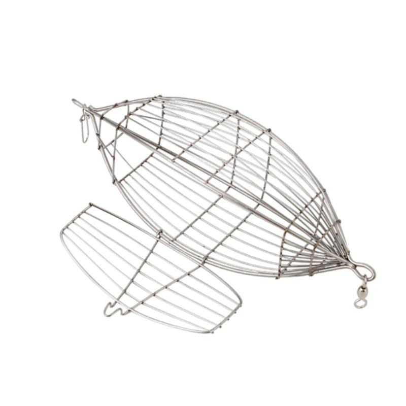 Baits Trap Cage Stainless Steel Baits Cage Basket Feeder Holder Reinforced Practical Catfishes Baits Holder Enduring XXL
Baits Trap Cage Stainless Steel Baits Cage Basket Feeder Holder Reinforced Practical Catfishes Baits Holder Enduring XXL