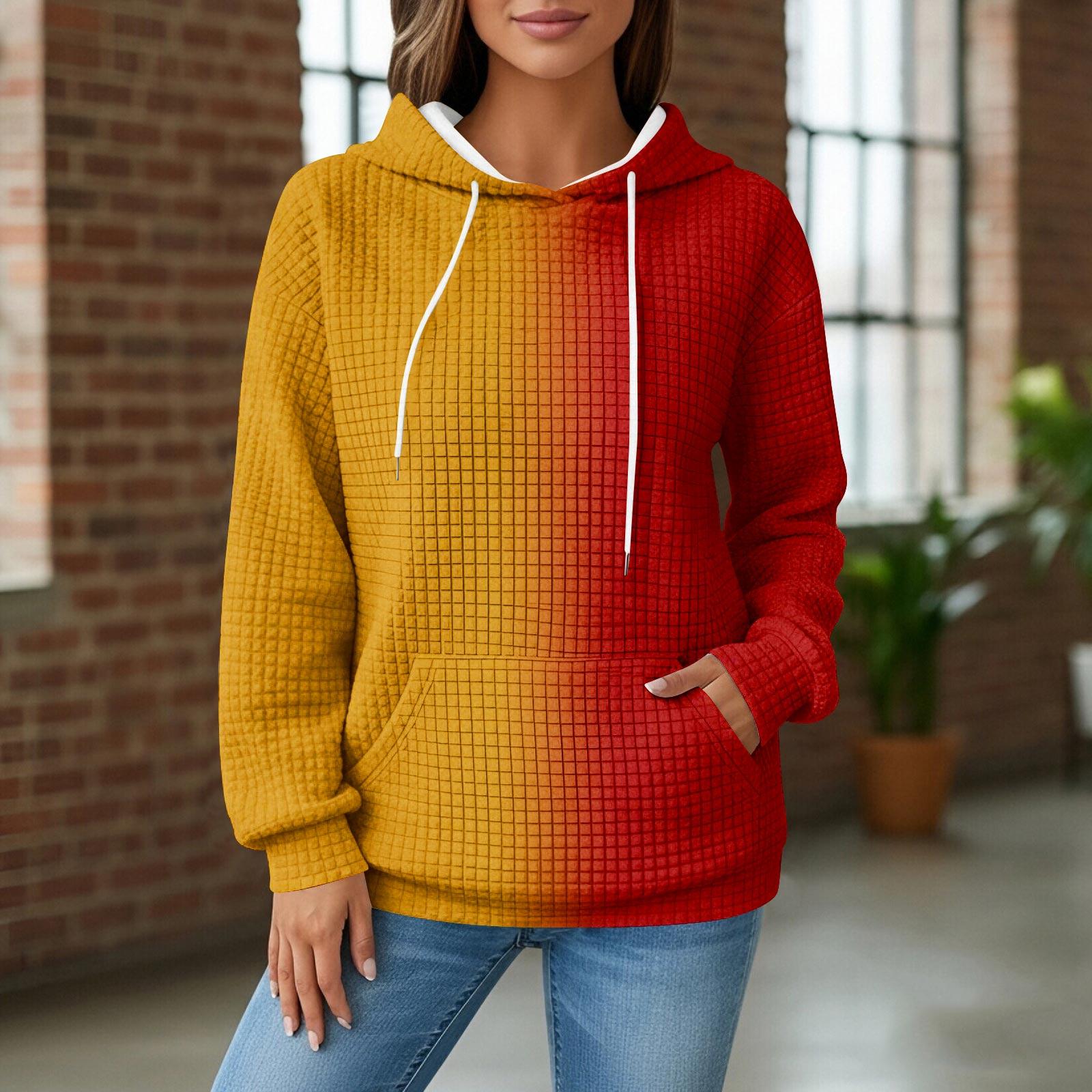 Women s Knit Hoodie - Long Sleeve Pullover with Pocket, Casual Loose-Fit Sweatshirt for Daily Wear/Outdoor XL червоний
Women s Knit Hoodie - Long Sleeve Pullover with Pocket, Casual Loose-Fit Sweatshirt for Daily Wear/Outdoor XL червоний