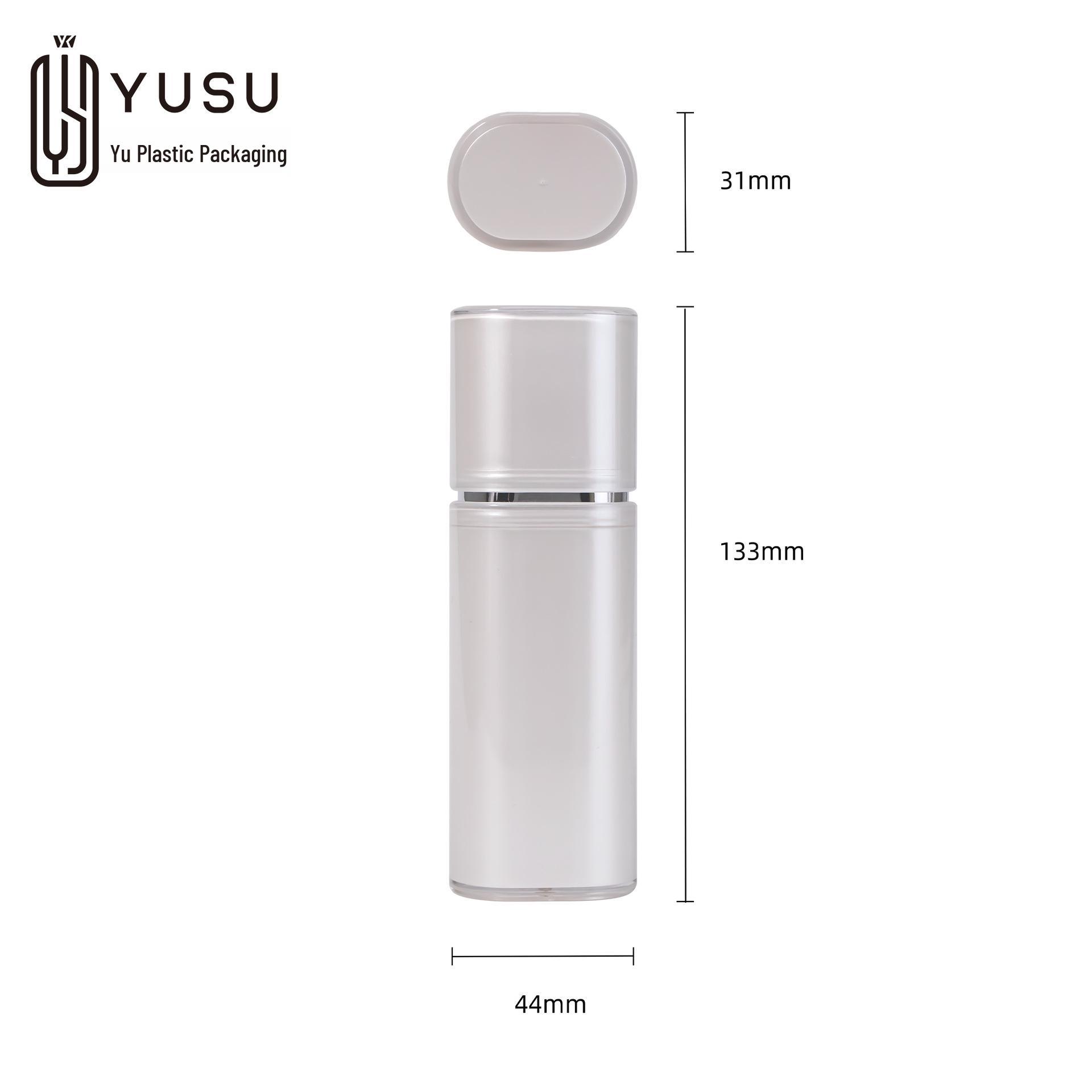 50ML Fashionable Double-Layer Sunscreen Dispensing Bottle
50ML Fashionable Double-Layer Sunscreen Dispensing Bottle