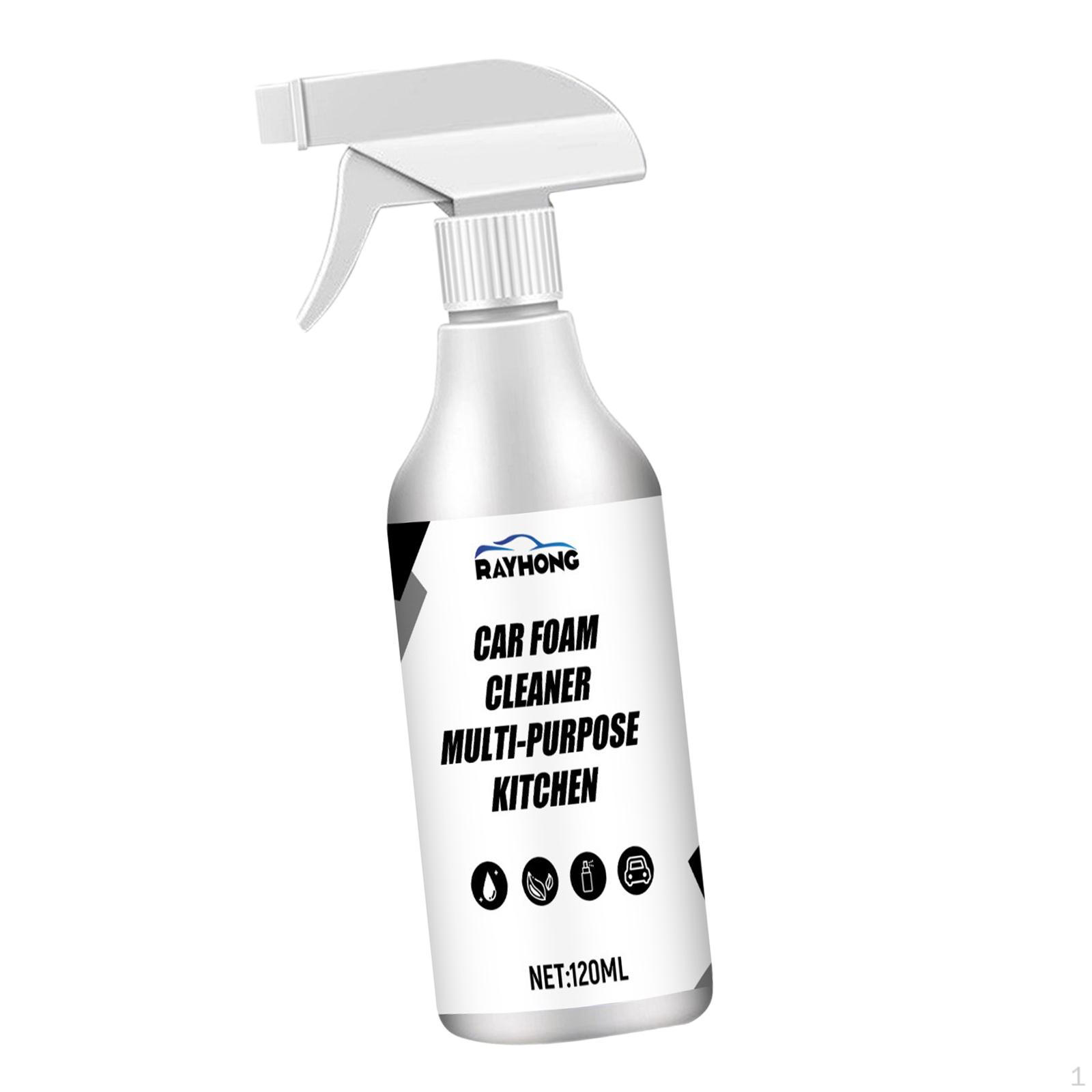 120ml Multipurpose Foam Cleaner Spray Versatile Effective Kitchen Pots Portable for Stain
120ml Multipurpose Foam Cleaner Spray Versatile Effective Kitchen Pots Portable for Stain