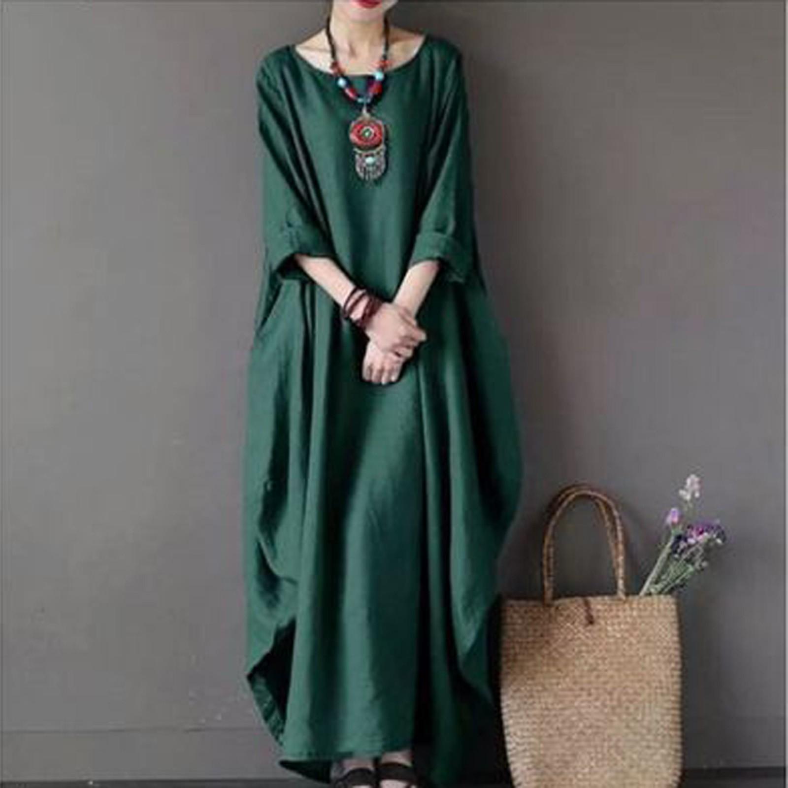 Женские повседневные длинные платья-рубашки с длинным рукавом XXXL зелёный
Женские повседневные длинные платья-рубашки с длинным рукавом XXXL зелёный