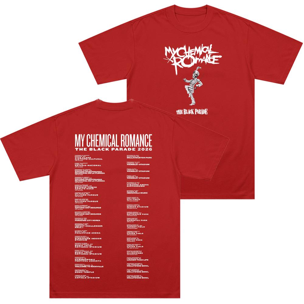 The Black Parade 2026 Tour T Shirts Rock Band My Chemical RoUnisexce Cotton Comfortable Clothes WOMEN Unisex Trendy Graphic Tee Casual S
The Black Parade 2026 Tour T Shirts Rock Band My Chemical RoUnisexce Cotton Comfortable Clothes WOMEN Unisex Trendy Graphic Tee Casual S