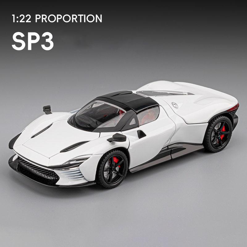 1:24 SP3 Daytona Alloy Sports Car Model Diecasts Metal Racing Vehicles Car Model Simulation Sound Light Collection Kids Toy Gift белый
1:24 SP3 Daytona Alloy Sports Car Model Diecasts Metal Racing Vehicles Car Model Simulation Sound Light Collection Kids Toy Gift белый