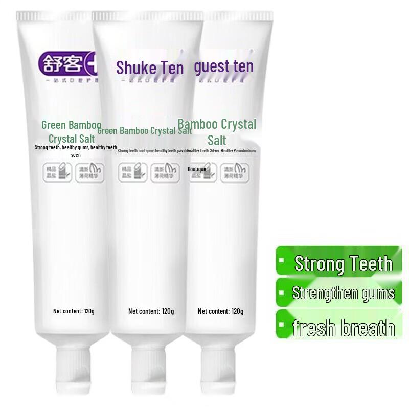 Sakuray Bamboo Crystal Salt Toothpaste (3-Pack)
Sakuray Bamboo Crystal Salt Toothpaste (3-Pack)