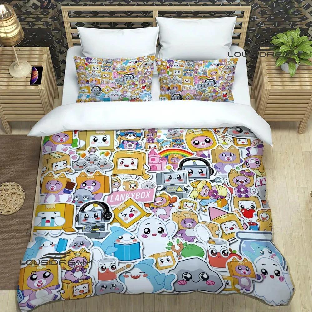 Lankybox Foxy Boxy Cute Printed Bedding Collections Exquisite Bed Supplies Set Duvet Cover Bed Comforter Set Bedding Set Luxury EU Single 135x200cm
Lankybox Foxy Boxy Cute Printed Bedding Collections Exquisite Bed Supplies Set Duvet Cover Bed Comforter Set Bedding Set Luxury EU Single 135x200cm