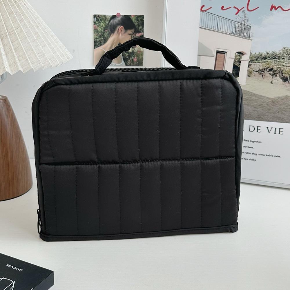 Oxford Cloth Standing Makeup Bag Large Capacity with Compartments Toiletry Bag Waterproof Cosmetic Bag for Travel чёрный
Oxford Cloth Standing Makeup Bag Large Capacity with Compartments Toiletry Bag Waterproof Cosmetic Bag for Travel чёрный