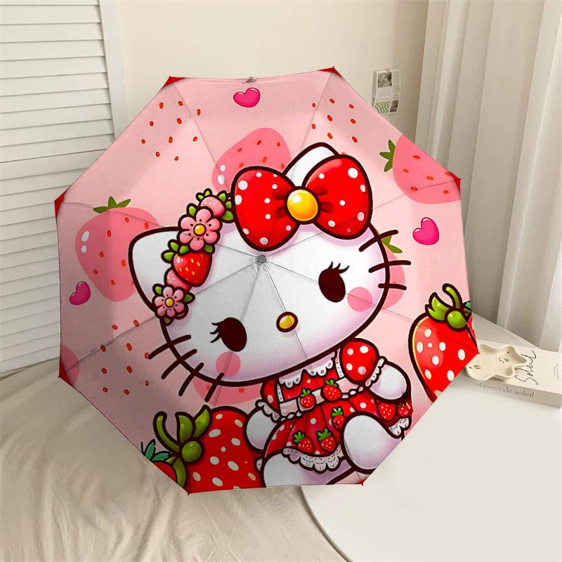 1PC strawberry hello kitty Umbrella-8-Rib Reinforced, Automatic Open, Lightweight & Durable, Cute Fashion Accessory for Outdoor-P31
1PC strawberry hello kitty Umbrella-8-Rib Reinforced, Automatic Open, Lightweight & Durable, Cute Fashion Accessory for Outdoor-P31