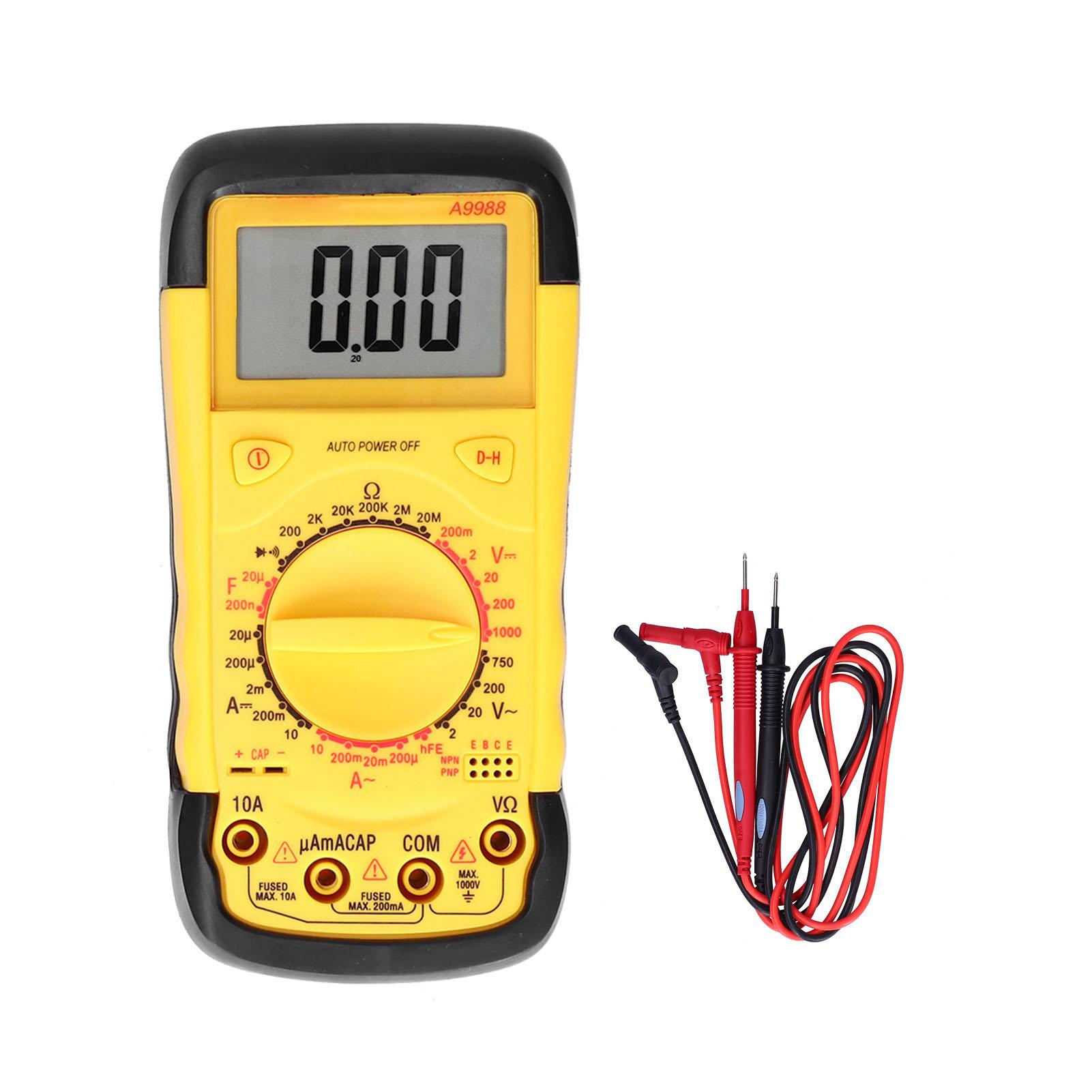 Multifunction Multimeter Intelligent Overload Protection Automatic Shutdown Current Measurement
Multifunction Multimeter Intelligent Overload Protection Automatic Shutdown Current Measurement