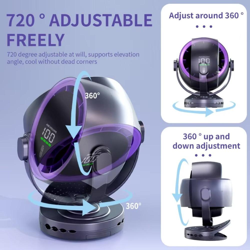 Rechargeable Mini Desk Fan 720 Degree Rotation Small Fan New Table Fan Home 2 фіолетовий
Rechargeable Mini Desk Fan 720 Degree Rotation Small Fan New Table Fan Home 2 фіолетовий